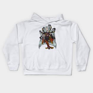 Spider Yokai Jorōgumo Playing Shamisen MONSTER GIRLS Series I Kids Hoodie